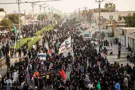 «مشایه الحسین(ع)» اهواز راهی کربلا شد