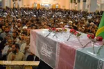 وداع با پیکر شهید جلالی نسب