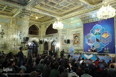 محفل انس با قرآن کاروان قرآنی انقلاب در  امامزاده حسین ابن موسی کاظم(ع) شهرستان طبس