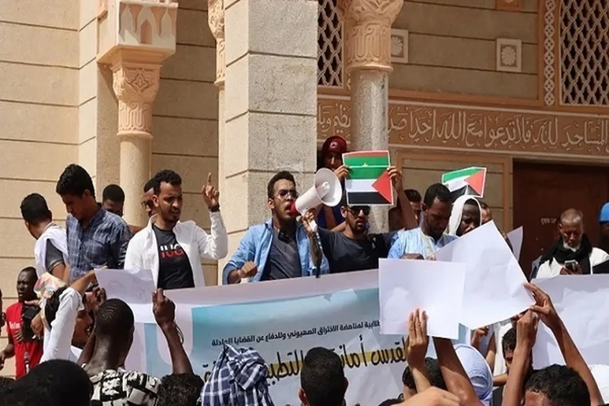 Taron masu zanga-zangar adawa da daidaita alaka da Isra'ila a kasar Mauritania