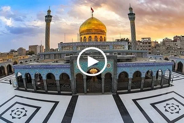 بالفيديو...لحظة حدوث الزلزال في مرقد السيدة زينب(س)