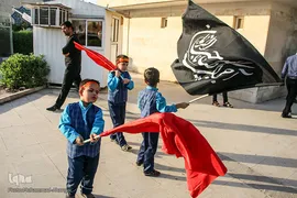 مراسم بدرقه شهید ۴ساله حادثه تروریستی اهواز