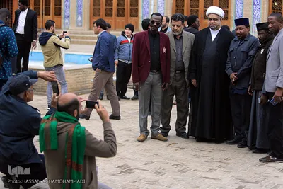 بازدید شرکت کنندگان سومین مراسم ملی بزرگداشت مجاهدان در غربت از آثار تاریخی دامغان