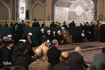 مراسم بزرگداشت آیت‌الله گرایلی در حرم رضوی