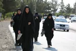 پیاده‌روی جاماندگان اربعین به سوی کربلای ایران