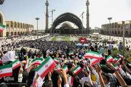 اجرای سرود سلام فرمانده در بیست و هشتمین نمایشگاه بین المللی قرآن