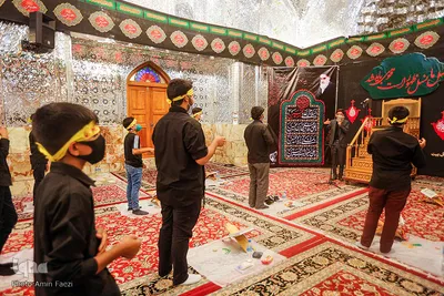 هیئت دانش آموزی‎ در حرم مطهر سید میر محمد (ع)