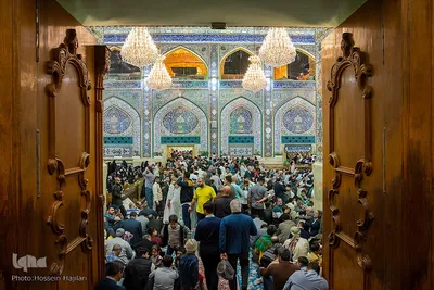 مراسم تحویل سال نو در حرم امام حسین(ع)