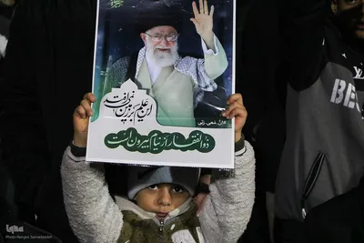 تجمع مردم فولادشهر در پی شهادت رهبر شهید انقلاب