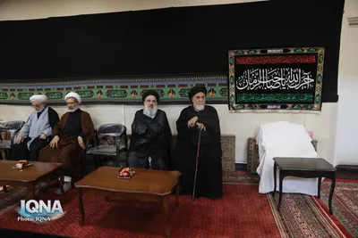 عزاداری روز شهادت امام رضا در دفتر مراجع