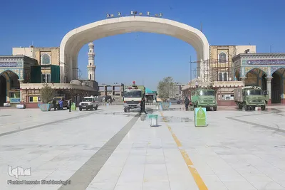 ضدعفونی کردن شهر قم توسط ارتش و سپاه