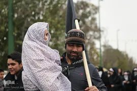 مراسم پیاده روی روز اربعین در تهران