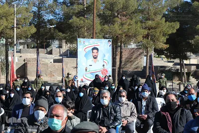 مراسم تشییع پیکر مطهر مدافع حریم وطن ـ بیرجند