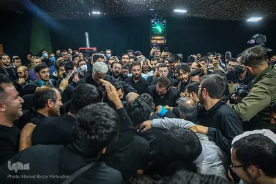 وداع با پیکر شهید «آرمان علی‌وردی» در معراج شهدای تهران