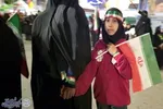 موج پنجاه و هفتمین شب اجتماع مردم  بابلسر  در  میدان شهدای بیت المقدس