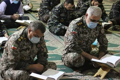 محفل انس با قرآن در مرکز آموزش پدافند هوایی سمنان