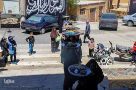 آیین سنتی ۶ امام حسین در شهر بَرزُک کاشان