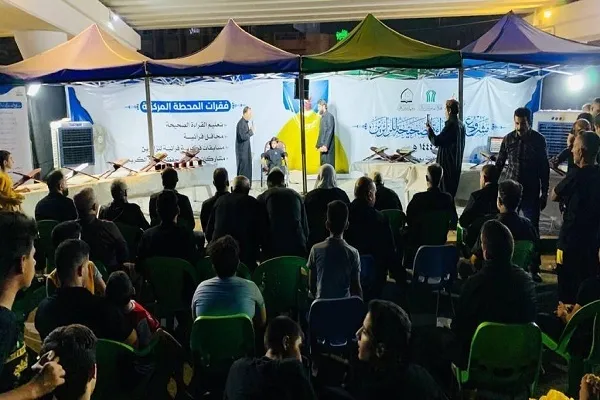 عطاء المجمع العلمي للقرآن في العتبة العباسية يصل إلى بغداد + صور