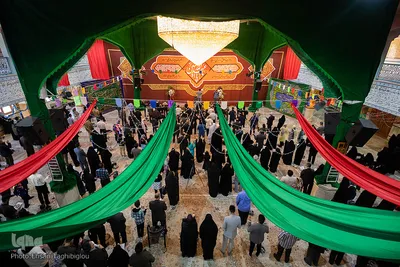 مراسم تحویل سال ۱۴۰۰ در حسینیه اعظم زنجان