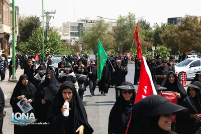 قافله عزاداری رحلت پیامبر اکرم(ص) در اصفهان
