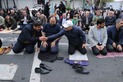 نماز عید فطر در تبریز