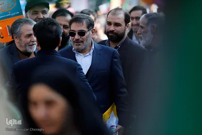 حضور علی شمخانی در مراسم راهپیمایی یوم الله ۲۲ بهمن در خیابان انقلاب