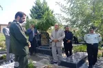 آیین عطر افشانی  و غبارروبی مزار شهدا در سوادکوه شمالی