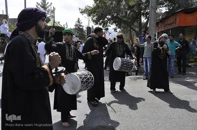 ورود نمادین کاروان حسینی به سرزمین کربلا