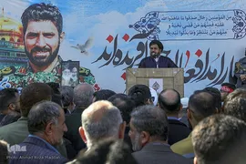 مراسم تشییع پیکر مطهر شهید مدافع حرم، سردار «داوود جعفری»