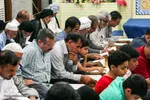 جزءخوانی قرآن در حسینیه آیت‌الله سید عدنان غُریفی خرمشهر