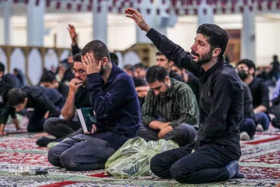 عزاداری شب دوم در حرم شاهچراغ (ع)