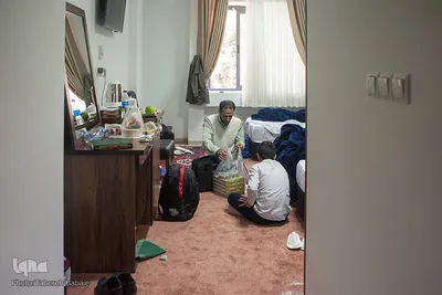 همراه با متسابقان مسابقات قرآن ورزشکاران در محل اسکان
