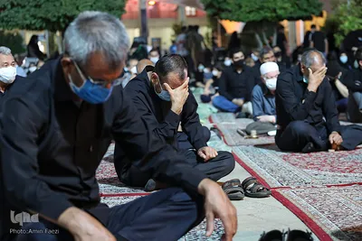عزاداری شب تاسوعای حسینی در حرم شاهچراغ(ع)