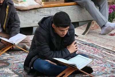 آیین جزء‌خوانی قرآن کریم در چهارباغ اصفهان