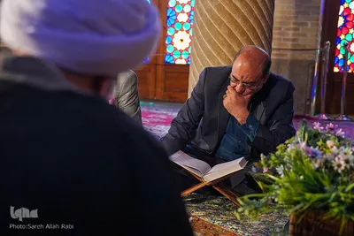 محفل قرآن کریم در مسجد نصیرالملک شیراز