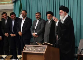 دیدار شرکت کنندگان در مسابقات بین‌المللی قرآن با رهبر معظم انقلاب