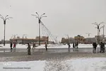 بارش سنگین برف در همدان‎‎
