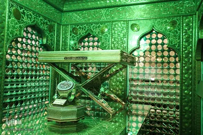 آیین گلاب شویی حرم مطهر شاهچراغ(ع)