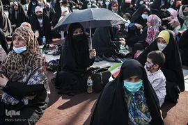 اجتماع دختران انقلاب برای حمایت از حجاب