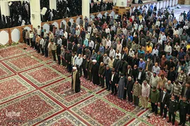 حضور معاون اول رئیس جمهور و وزیر کشور در حرم شاهچراغ