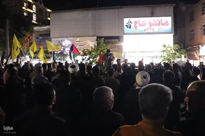 تجمع مردم انقلابی ملایر در محکومیت جنایت رژیم خبیث صهیونیستی‎