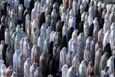 نماز عید سعید فطر در امامزادگان محمد و سکینه خاتون(س) کرج استان البرز
