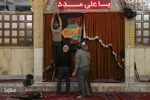 سیاه‌پوشی مسجد حاج تقی خان اراک در آستانه محرم