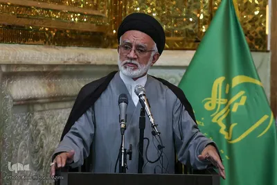 رونمایی از سنگ مزار حرم مطهر سید علاالدین حسین (ع)
