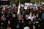 مراسم تشییع پیکر ۶ شهید جنگ رمضان در اصفهان