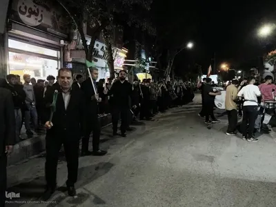 تجمع مردمی در حمایت از رهبر معظم انقلاب اسلامی در اهر