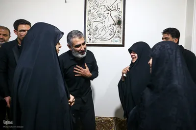 دیدار با خانواده شهدای جنگ رمضان