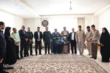 دیدار با خانواده شهدا شهرستان ملایر‎