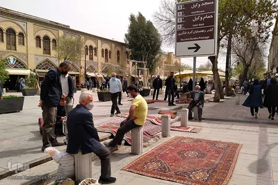تب و تاب بازار شیراز در آستانه عید نوروز‎‎