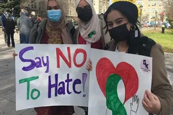 Western University Students Take Part in Walk against Islamophobia, Racism